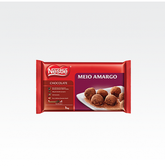 Chocolate Meio Amargo 1kg e 2kg